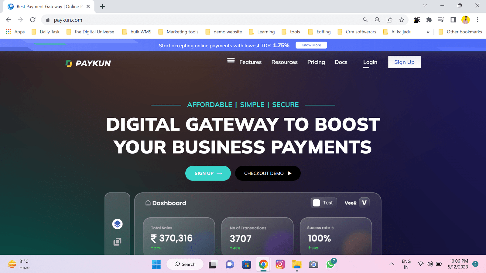 Digital gateway to boost your business payments by leveraging a top 10 online payment gateway.